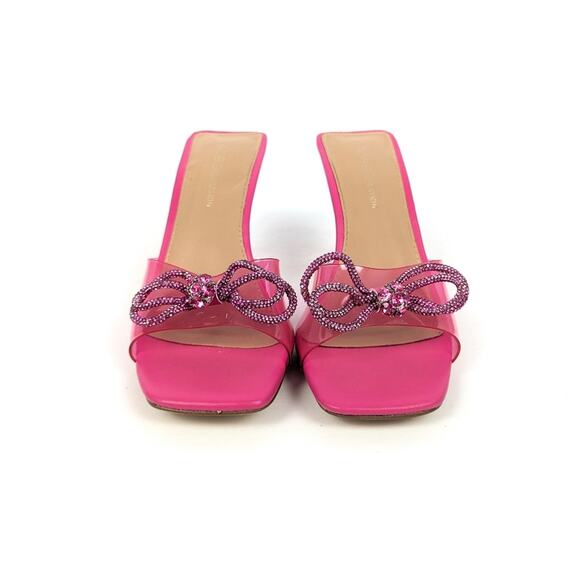 BCBGeneration Women Shoes Passion Pink Mistany Slip On Barbiecore Sandals Size 7 - Picture 3 of 10